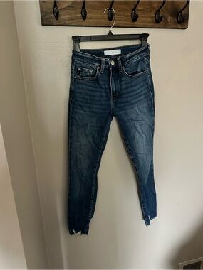 KanCan Dark Blue High-Rise Women's Jeans - Classic Slim Fit